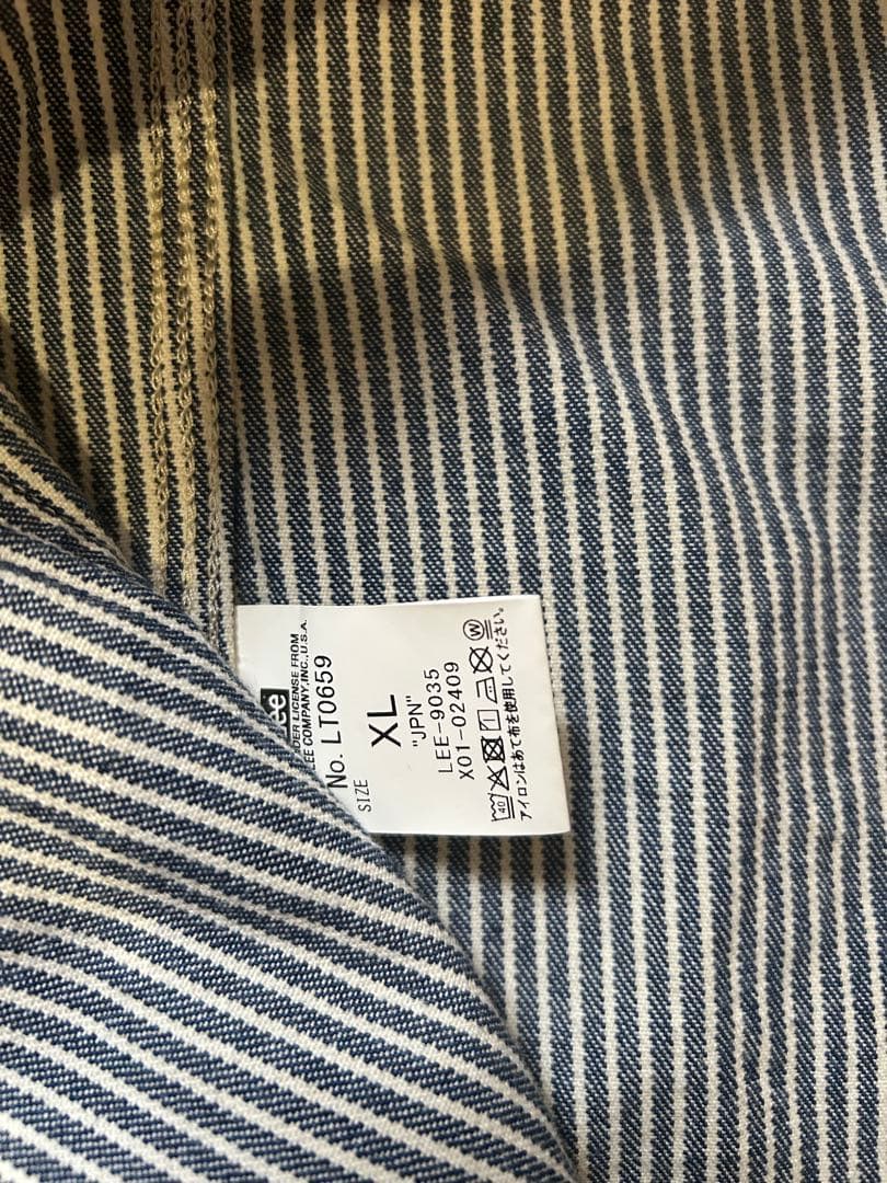 Leeヒッコリーカバーオール XL