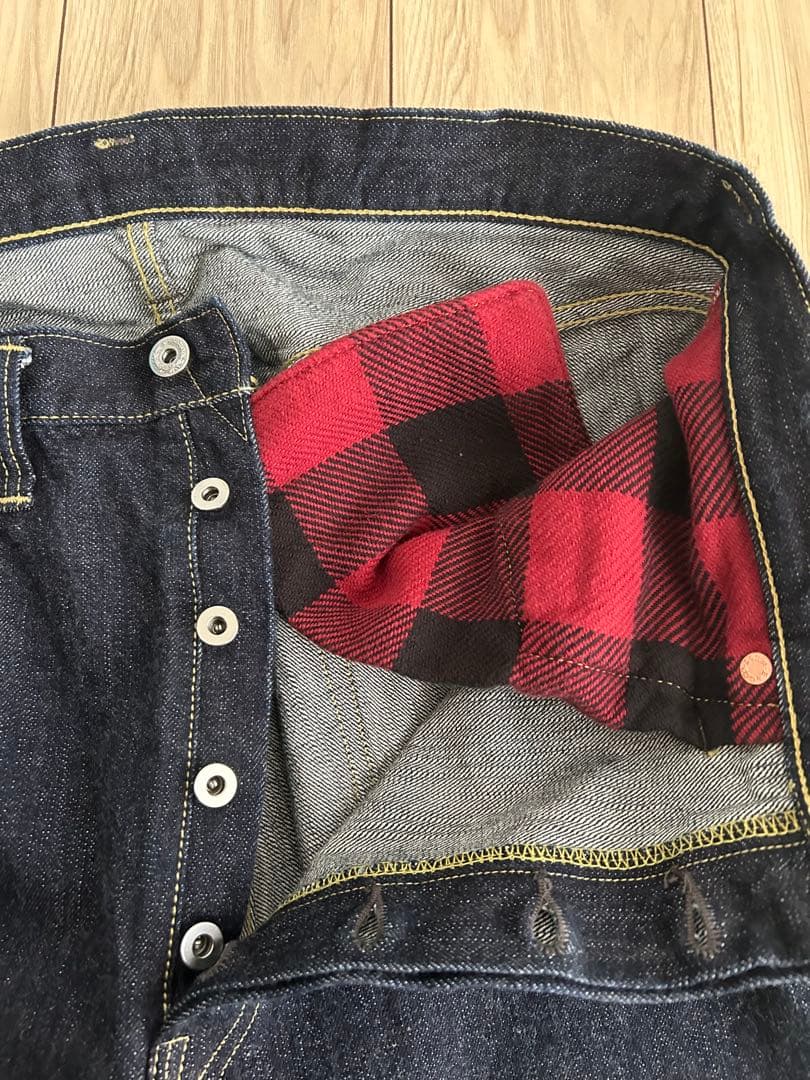 黒*柴様 フリーホイーラーズ S601XX 1945 W36 大戦　ネル生地スレ