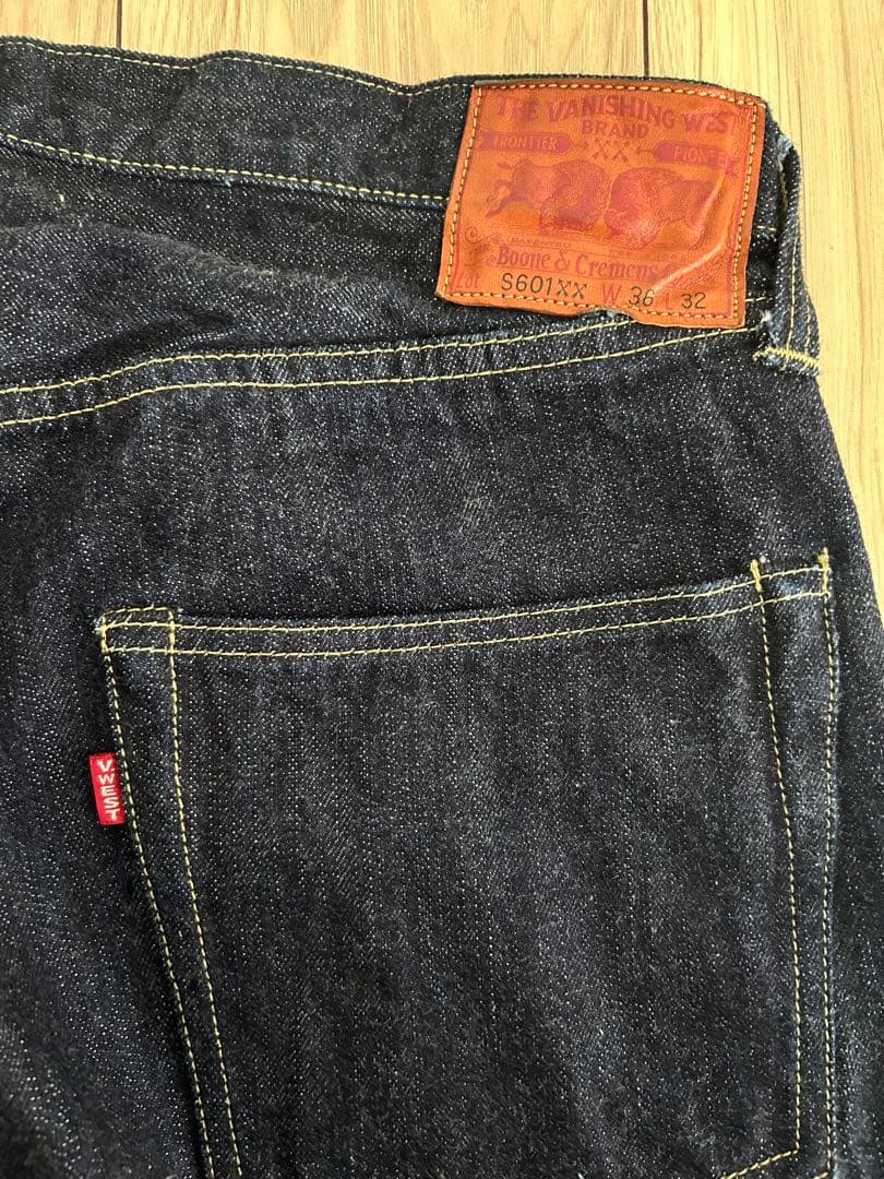 黒*柴様 フリーホイーラーズ S601XX 1945 W36 大戦　ネル生地スレ