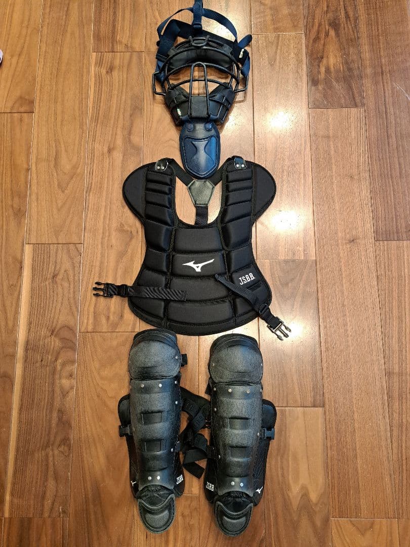 Mizuno ゼロ キャッチャー防具セット ブラック