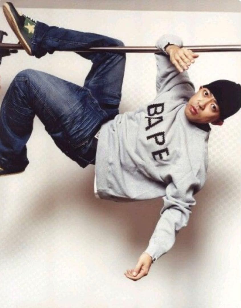 NIGO期00s BAPE ラインストーン　スワロフスキー　スウェット