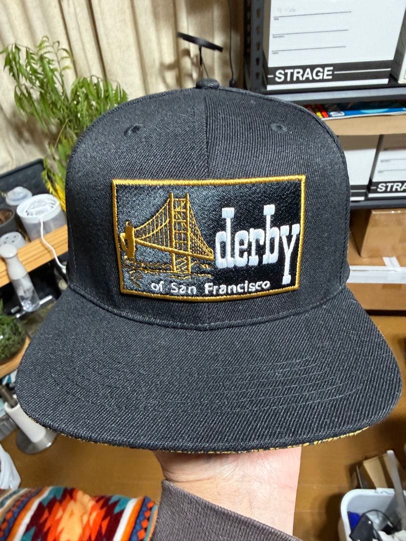 Derby of San Francisco ブラック⭐︎スナップバック⭐︎USA