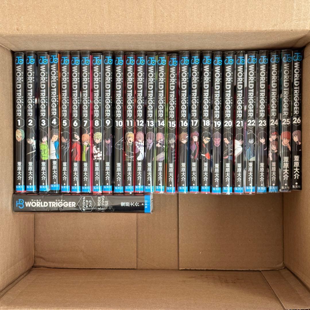【初版あり】　ワールドトリガー　1〜26巻セット オフィシャルデータブック付き