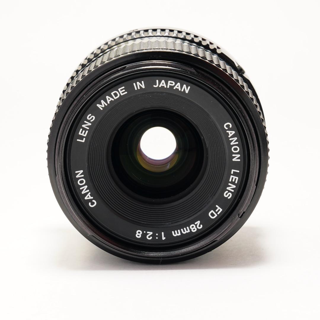 【極美品】動作◎ Canon New FD 28mm F2.8 356
