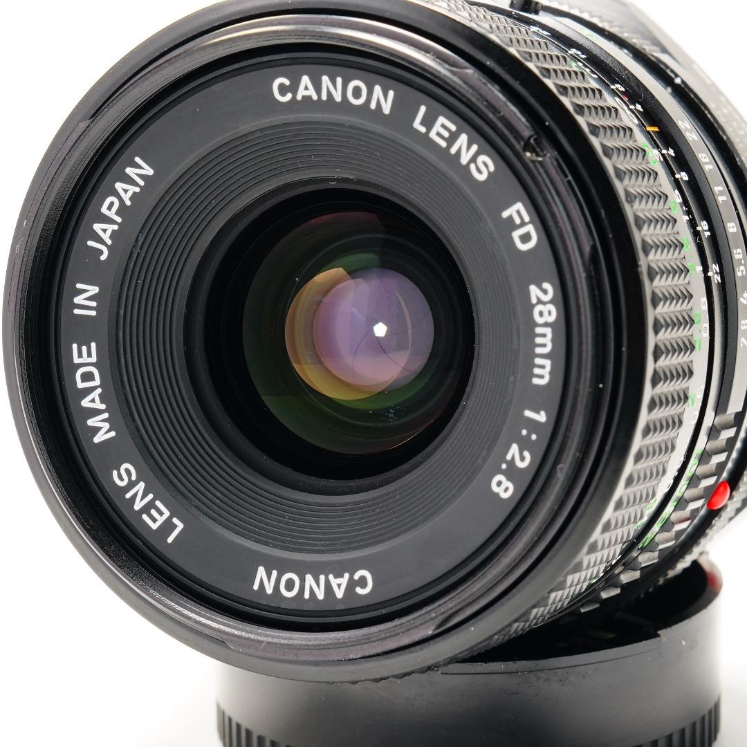 【極美品】動作◎ Canon New FD 28mm F2.8 356