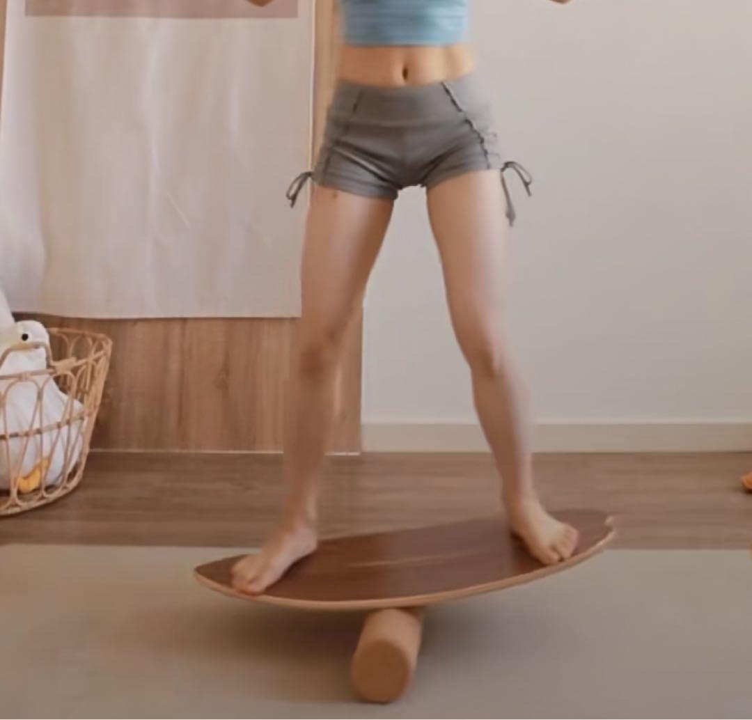 木製サーフボード型バランスボード