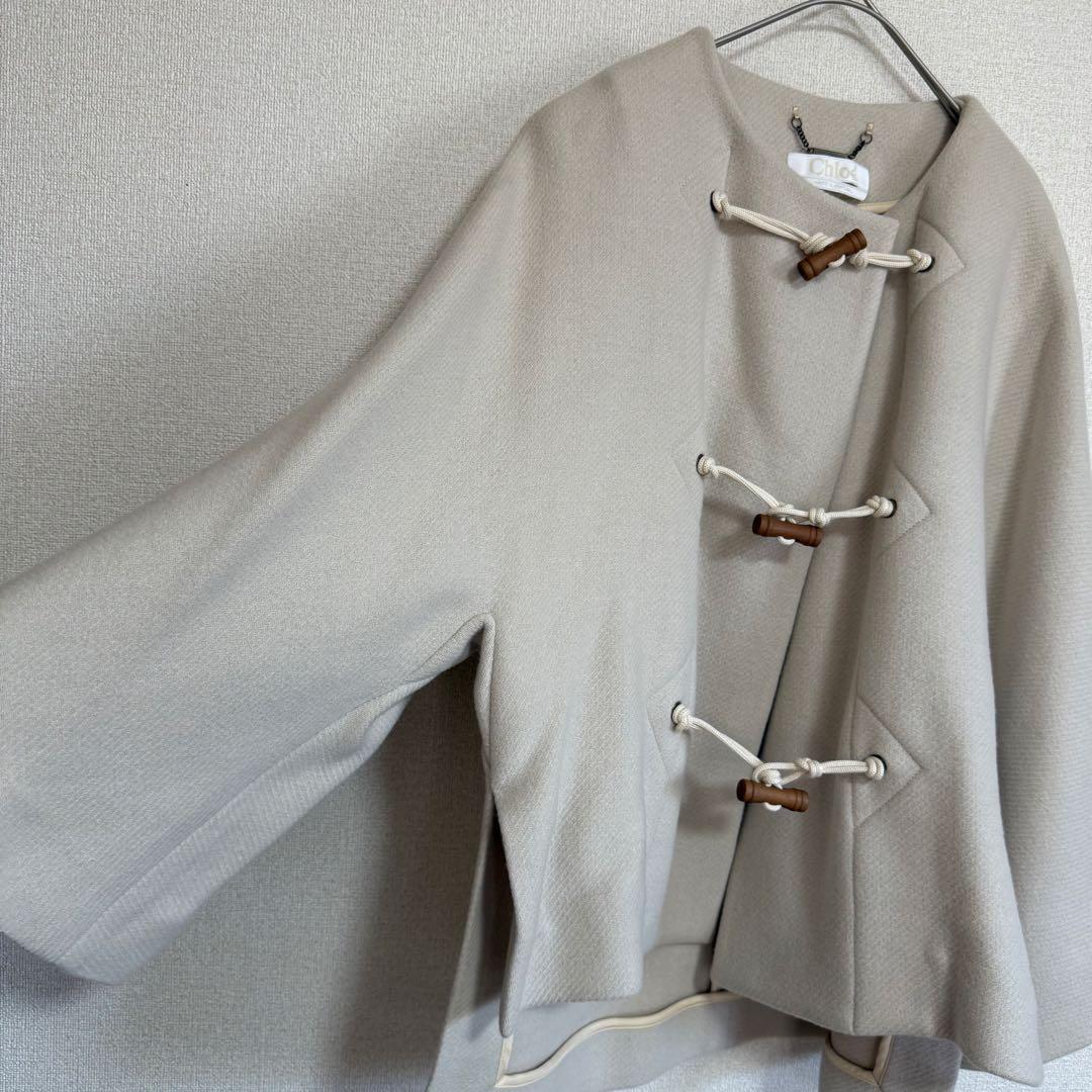 美品★Chloe★大草直子さん着用★バージンウール★ショートブルゾン★