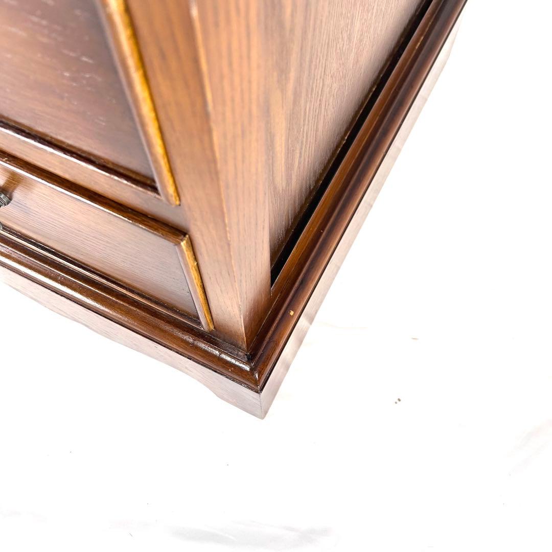 英国クラシック 木製 ライティングビューロ 4段引き出し サイドボード イギリス