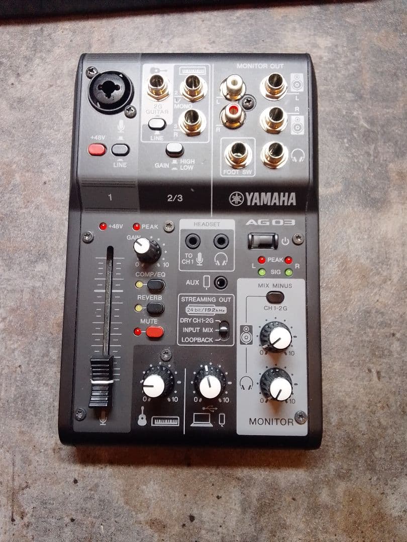 YAMAHA AG03 ライブストリーミングミキサー本体