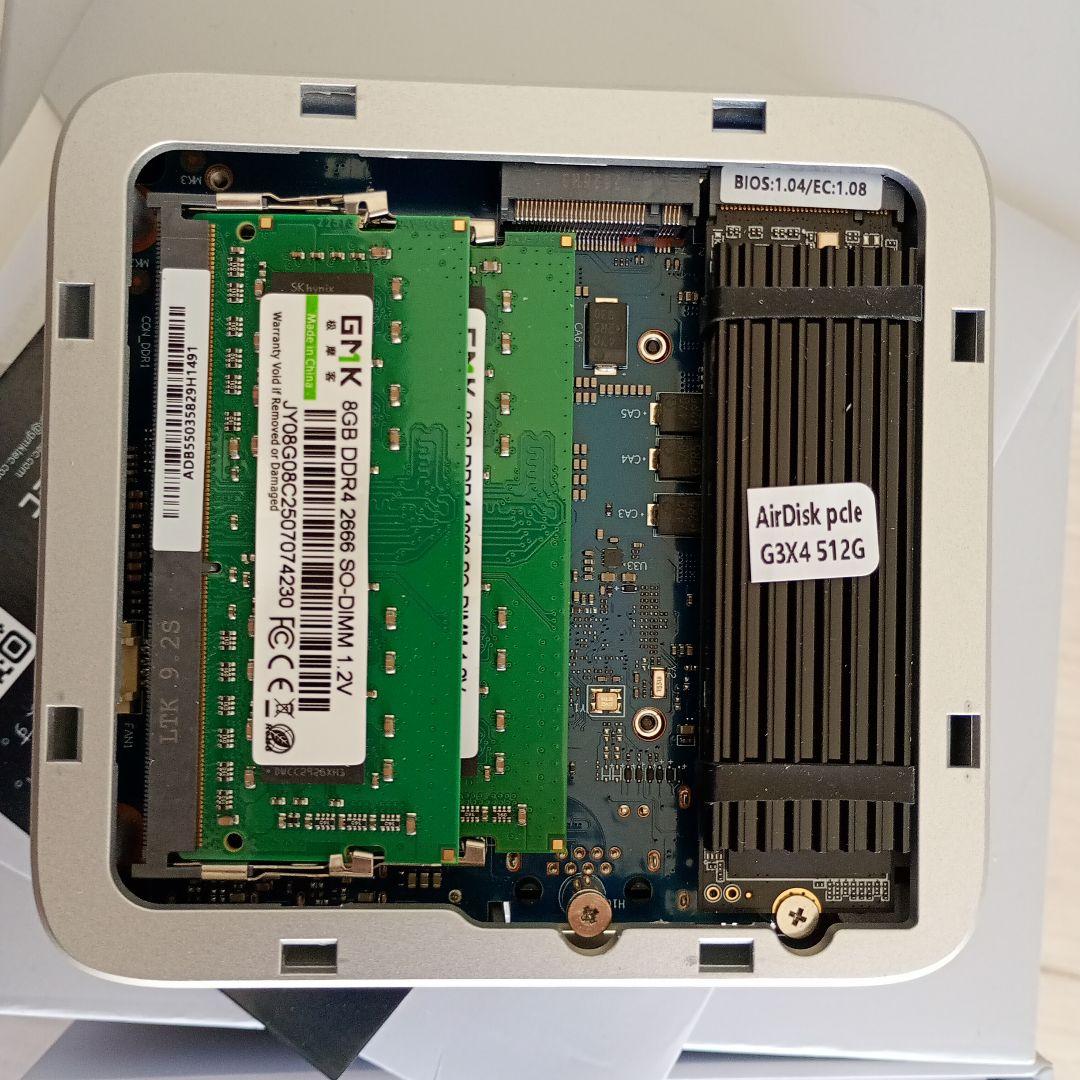 GMKtec ミニPC コンパクトデザイン