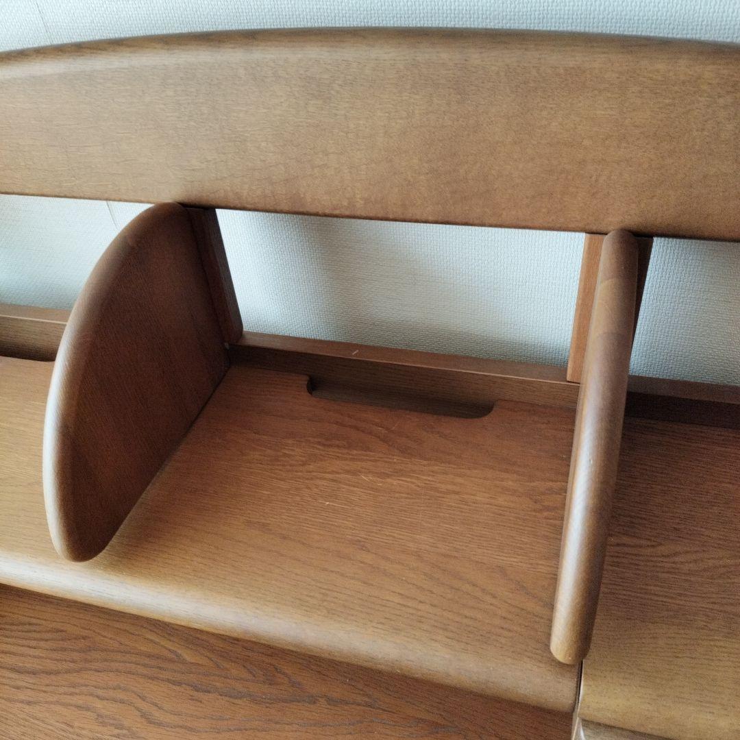 【chibikoro】カリモク学習机５点セット：机上ブックスタンド