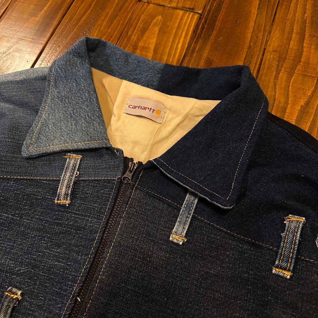 美品！！【carhartt カーハート】リメイク　再構築　デニムジャケット