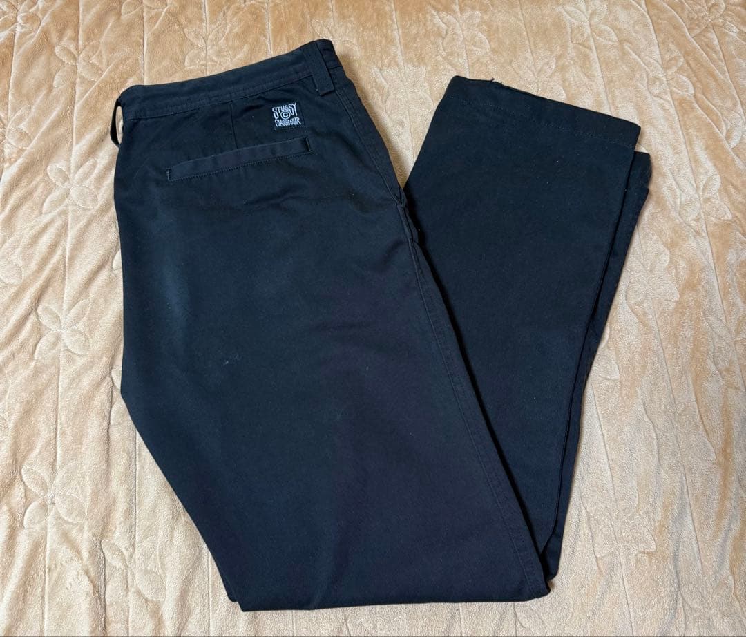 STUSSY黒パンツ　サイズ34 Lサイズ