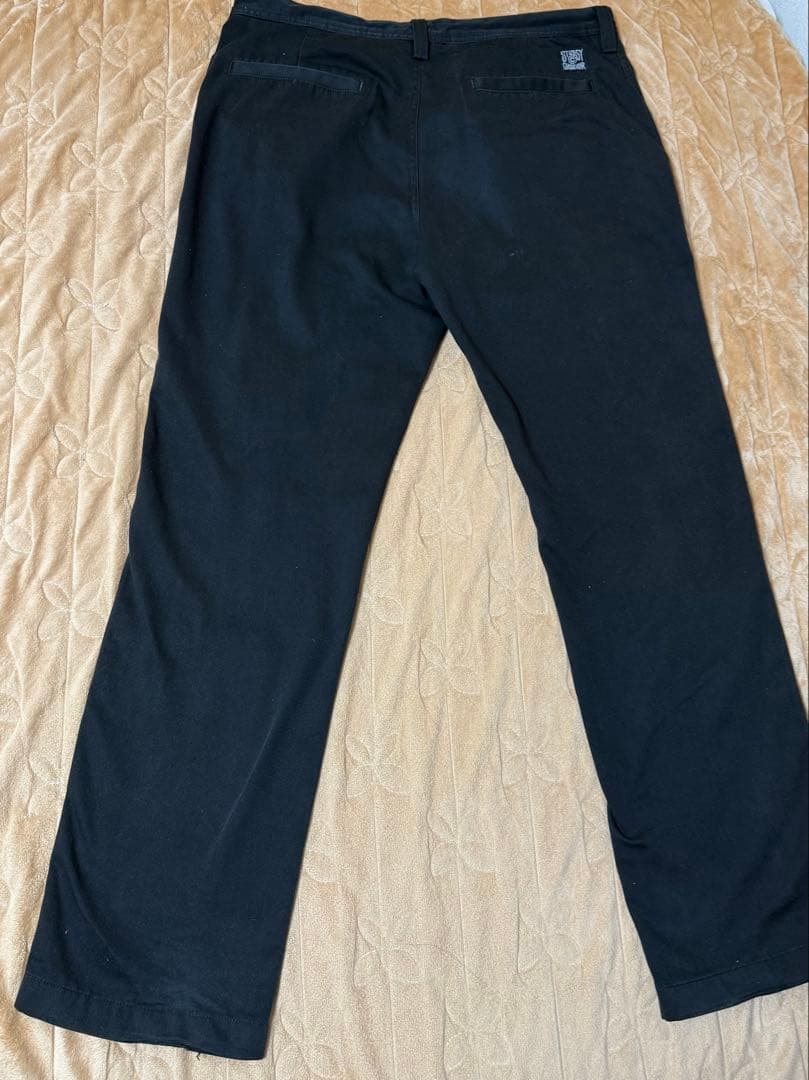 STUSSY黒パンツ　サイズ34 Lサイズ