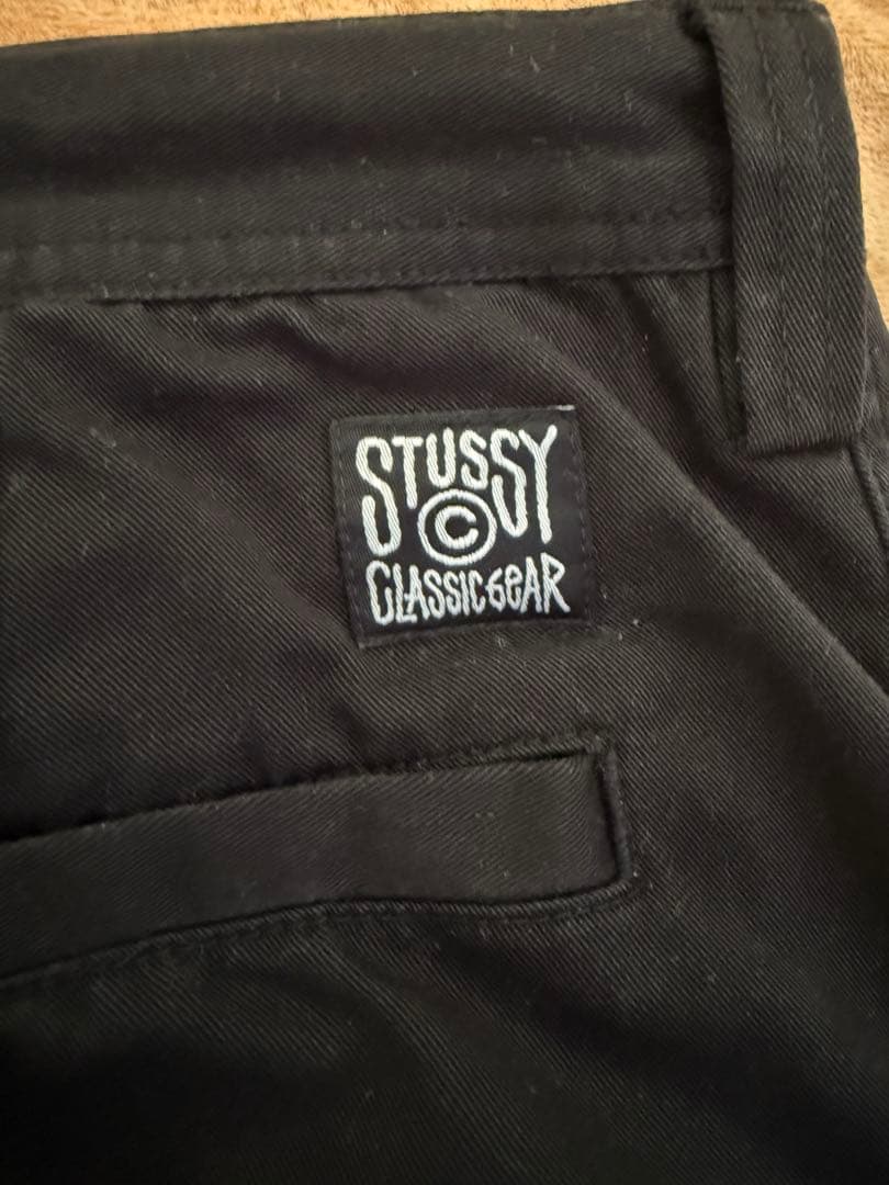STUSSY黒パンツ　サイズ34 Lサイズ