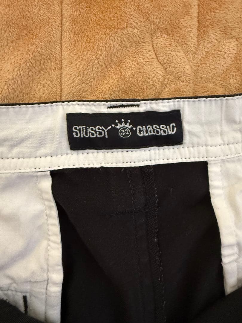 STUSSY黒パンツ　サイズ34 Lサイズ