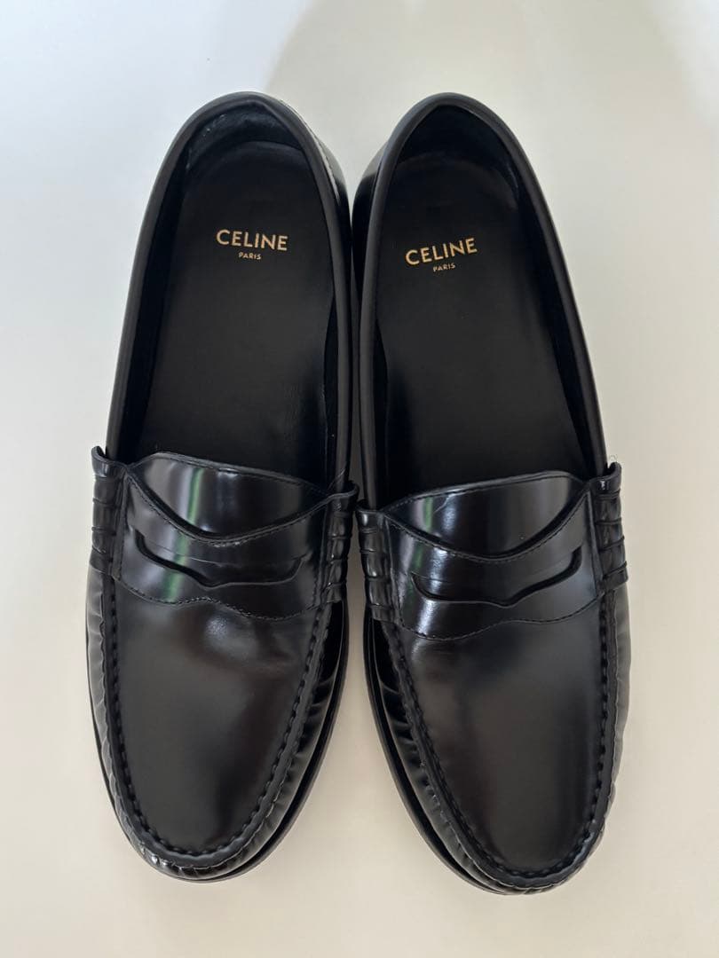 CELINE セリーヌ　ローファー　38 ブラック