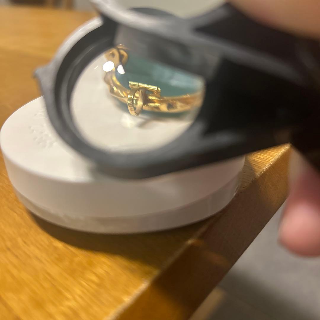 18金メノウカメオブローチ，ペンダント