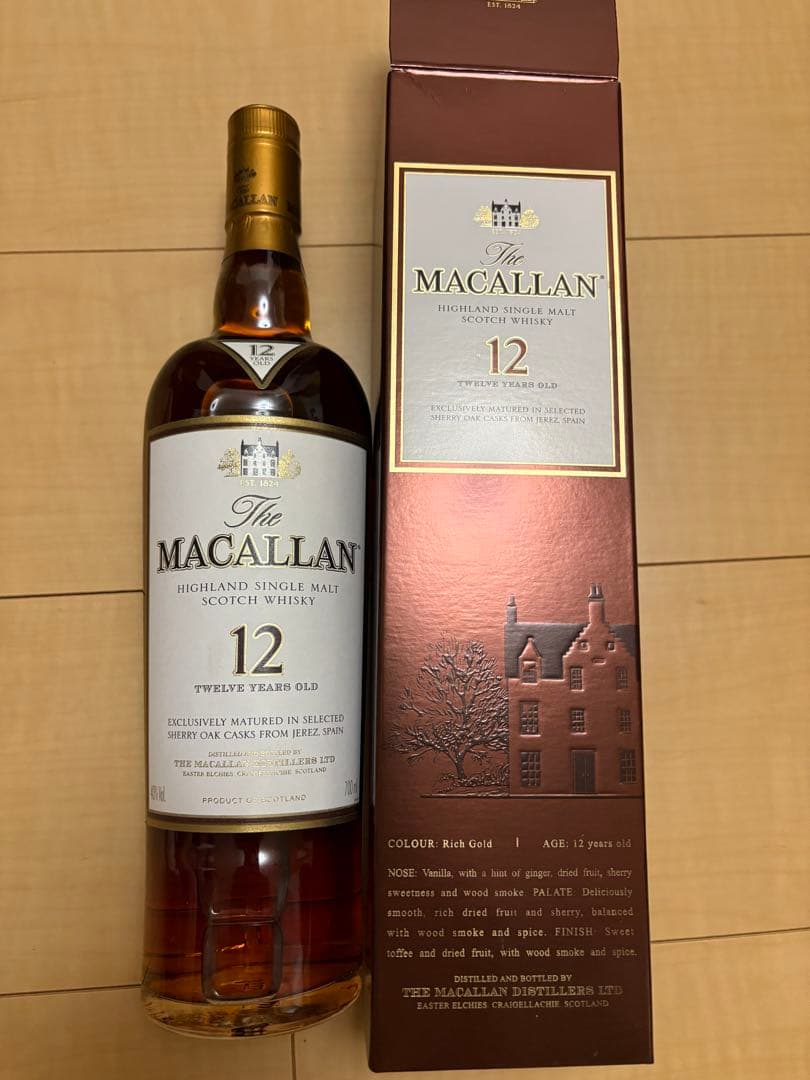ウイスキー The Macallan 12 sherry oak casks
