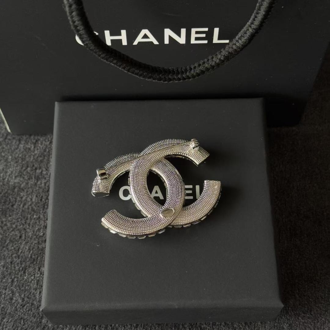 CCマーク ブローチ シルバー