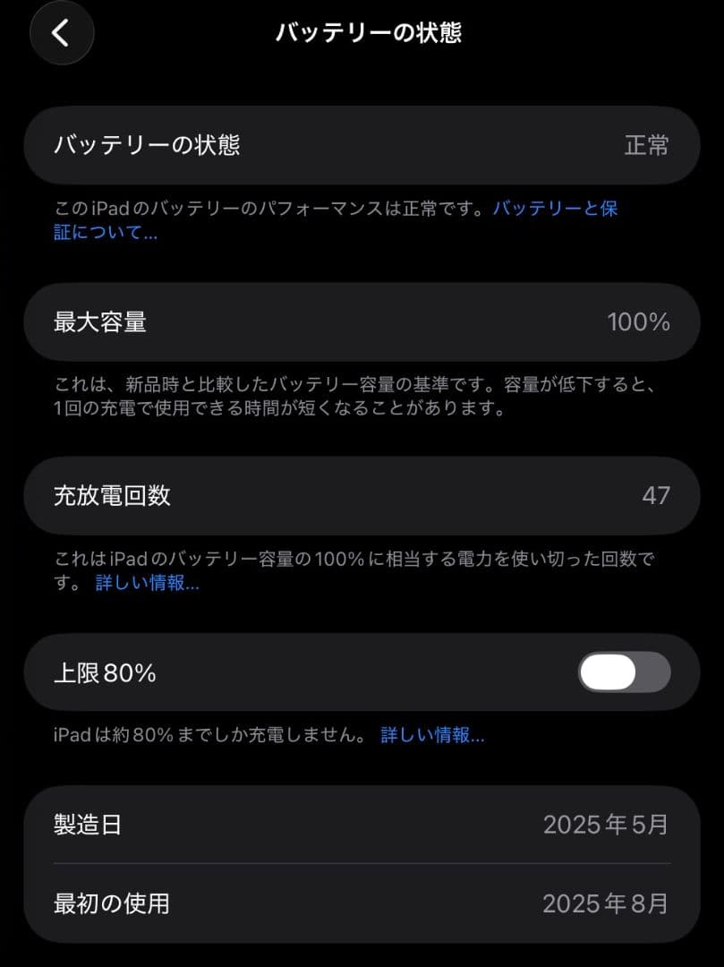 Apple iPad Air (第7世代) スペースグレー 本体