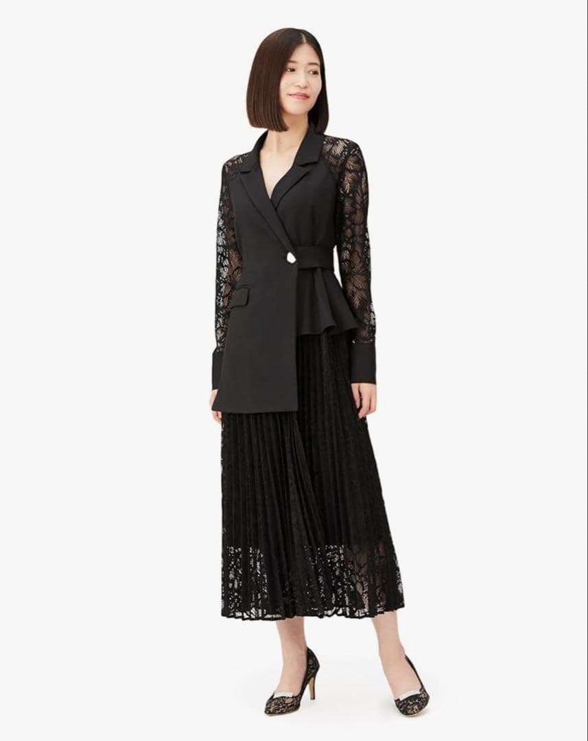 SNIDEL スィッチングレースドレス