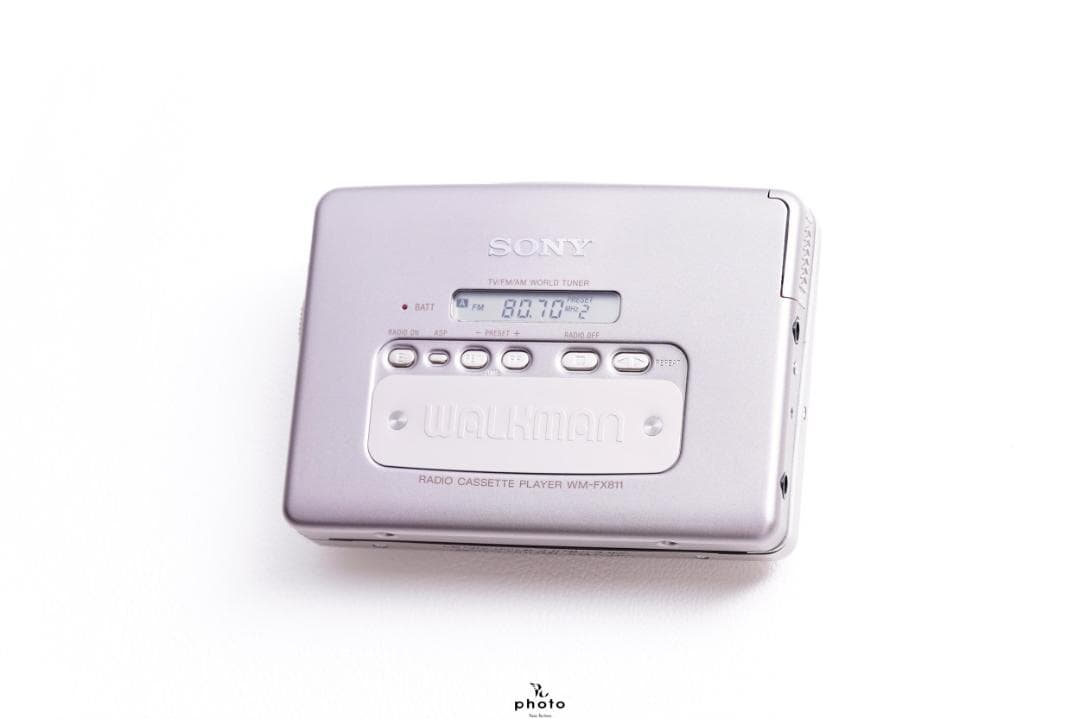 SONY WALKMAN ラジオ カセット WM-FX811 チタングレー