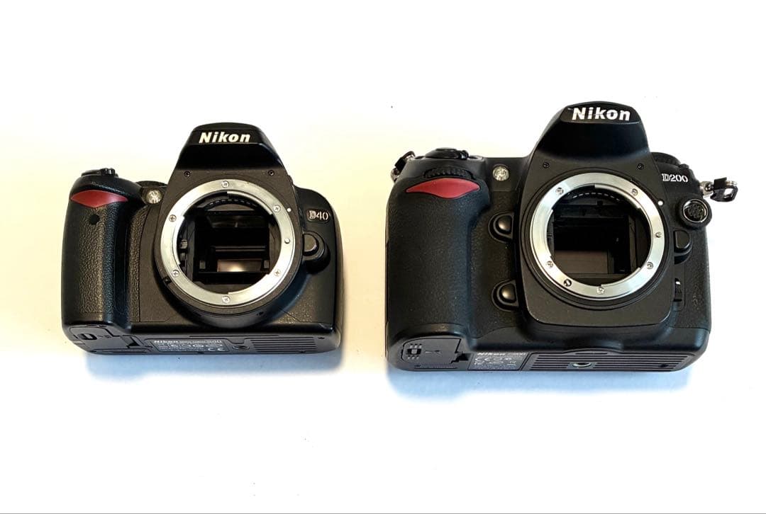 【Nikon】 D200／D40 デジタル一眼レフカメラ 2台セット