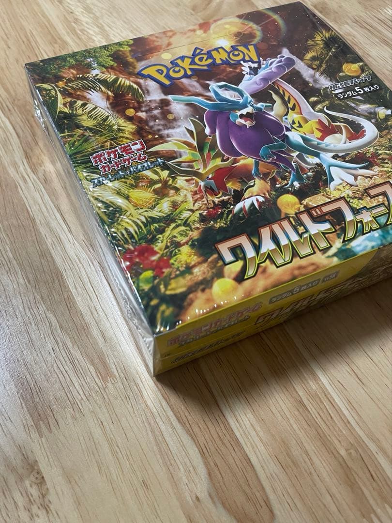 ”新品未開封シュリンク付き”1BOX ポケモンカードゲーム ワイルドフォース