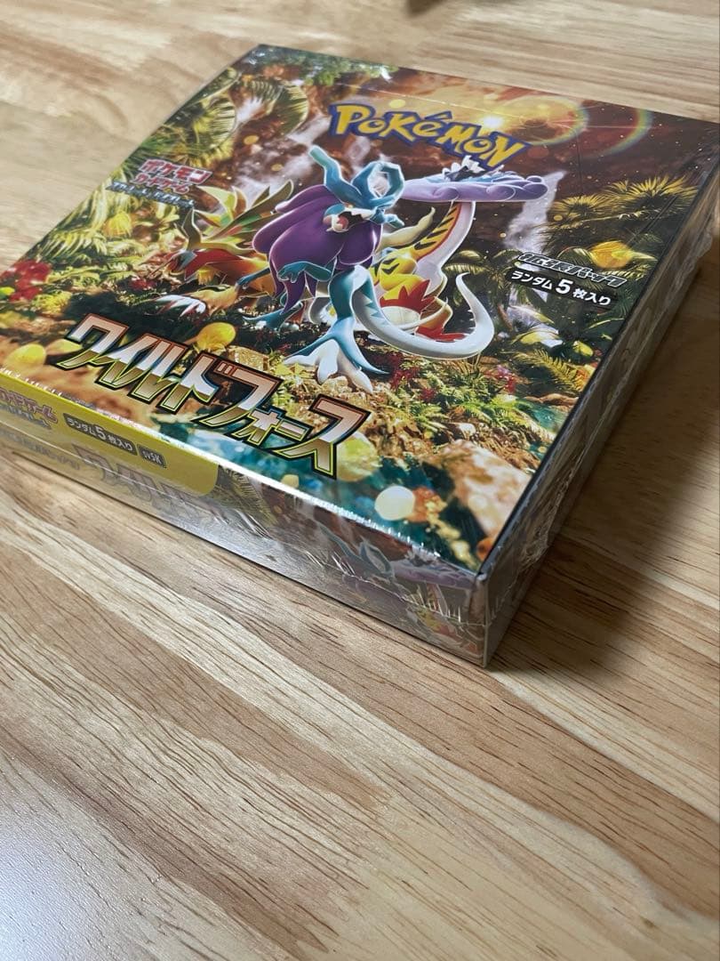 ”新品未開封シュリンク付き”1BOX ポケモンカードゲーム ワイルドフォース