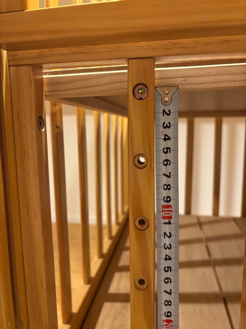 【ほぼ新品/実測済】カトージ ハイシート ベビーベッド 02399 欠品なし