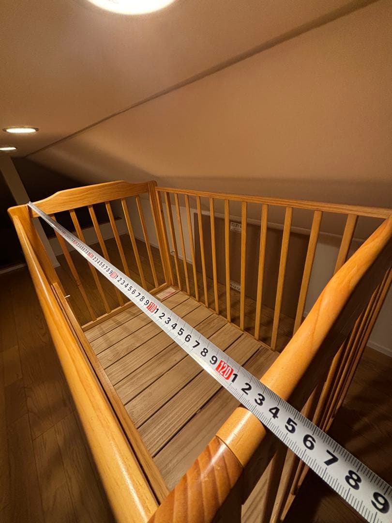 【ほぼ新品/実測済】カトージ ハイシート ベビーベッド 02399 欠品なし