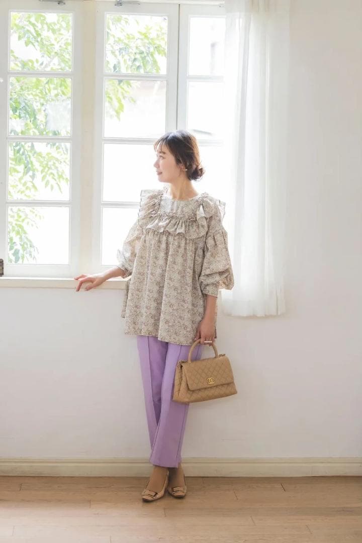 bitnabi ビンナビ完売 hyang リバティブラウス（ピンク）授乳服 新品