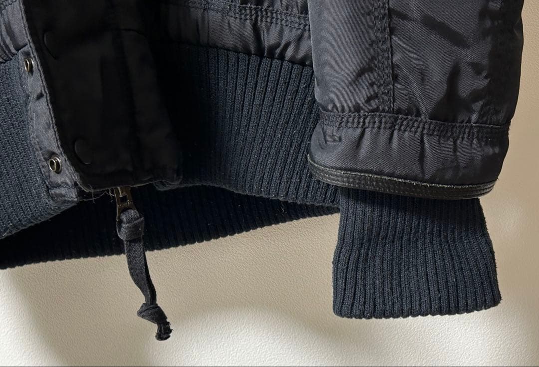 ゴア goa ブラック フード付き　コート　ジャケット