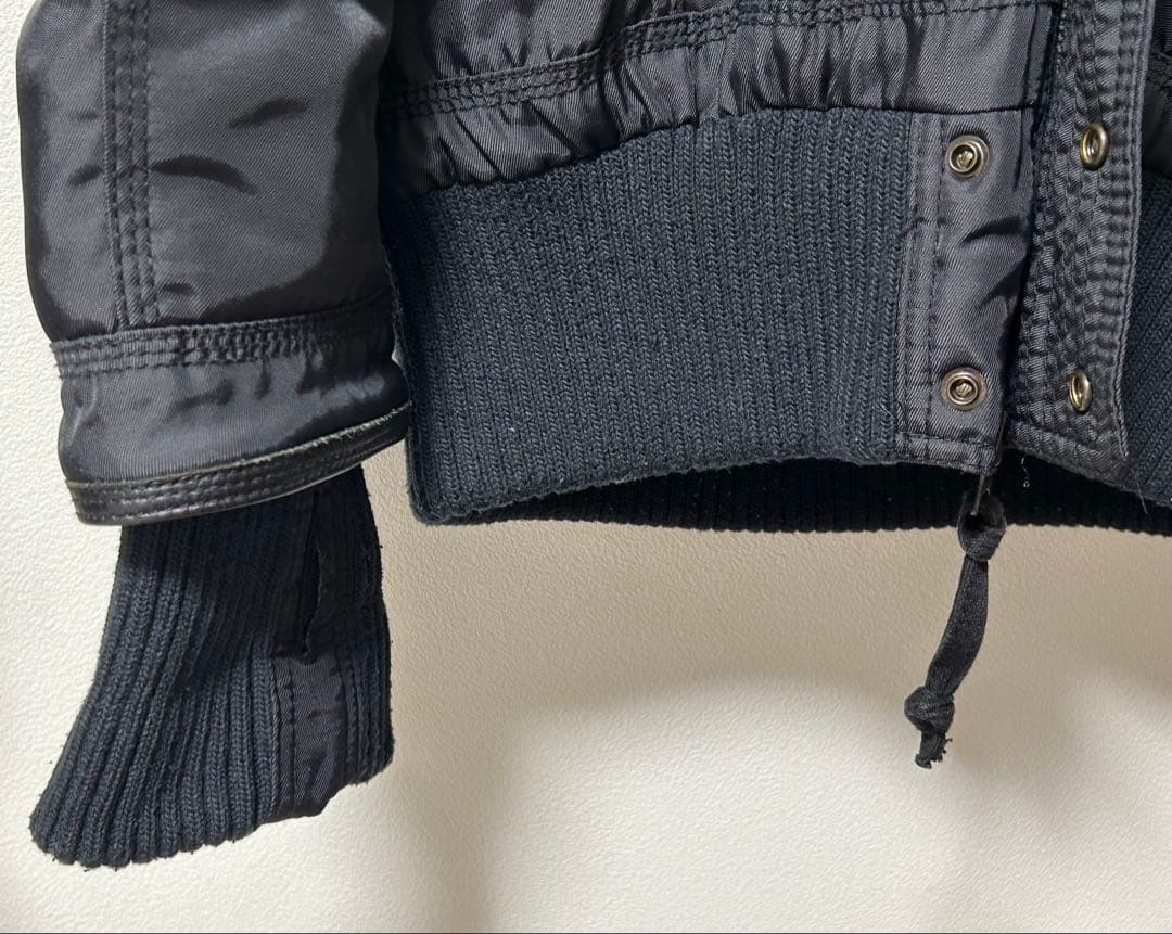 ゴア goa ブラック フード付き　コート　ジャケット