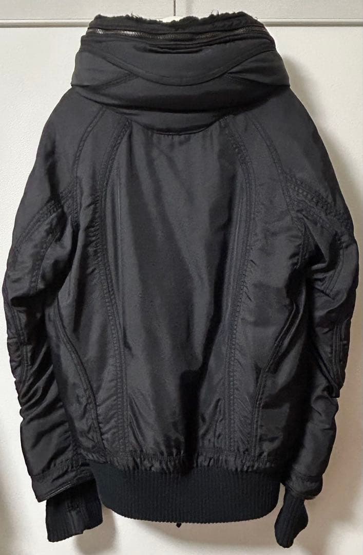 ゴア goa ブラック フード付き　コート　ジャケット