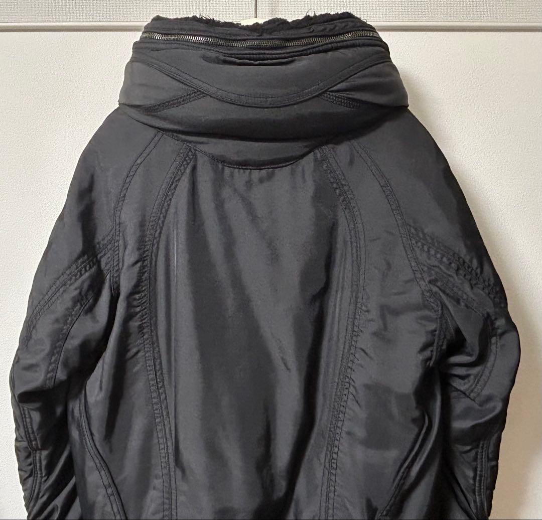 ゴア goa ブラック フード付き　コート　ジャケット