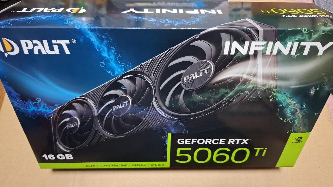 Palit製グラボ　 RTX 5060 Ti 16GB