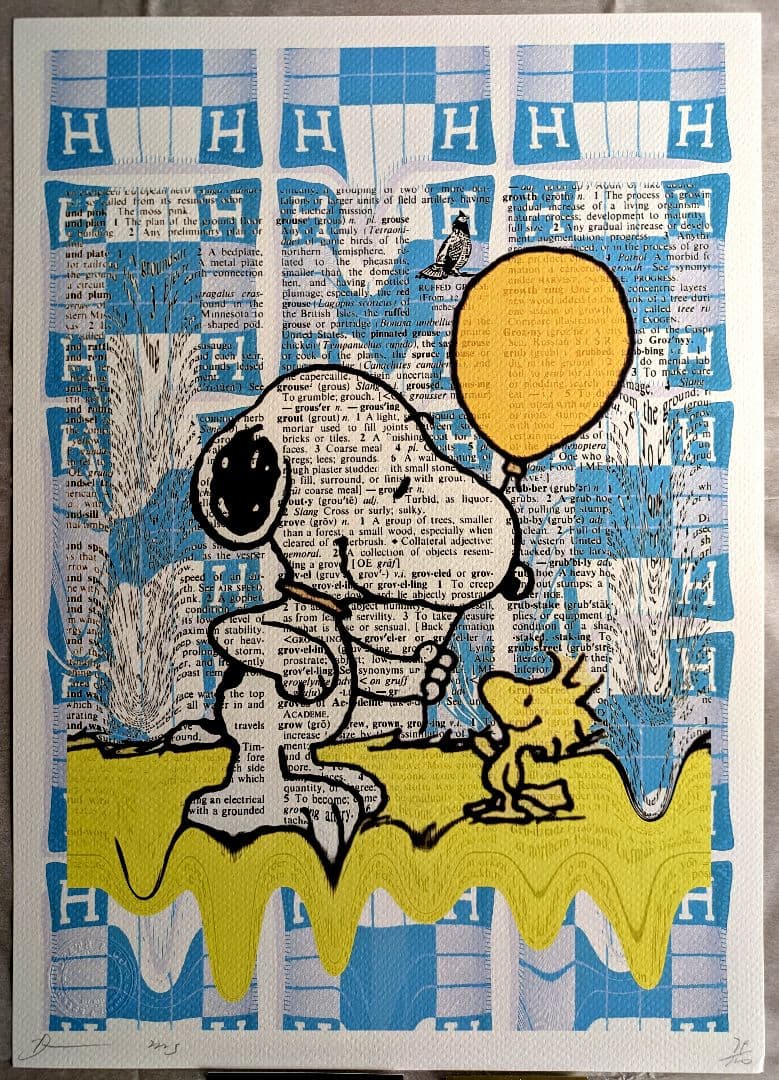 【f☆i.r.s.y.a.f】【額装セット】SNOOPY