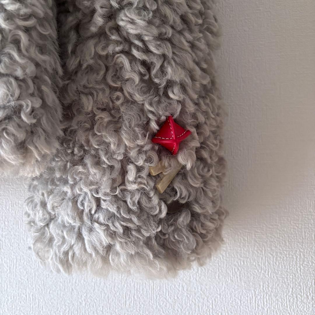 未使用品ノーカラー ボアショートコートFD24W367 Fano Studios