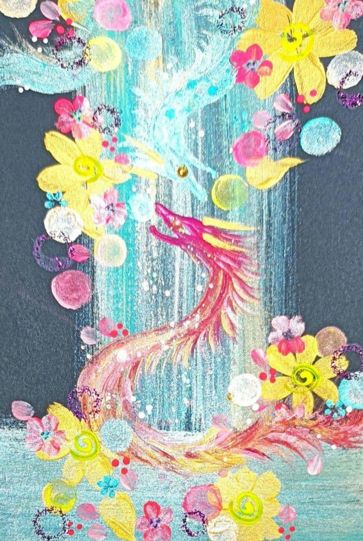 harue開運絵画　❀水晶ピアス❀