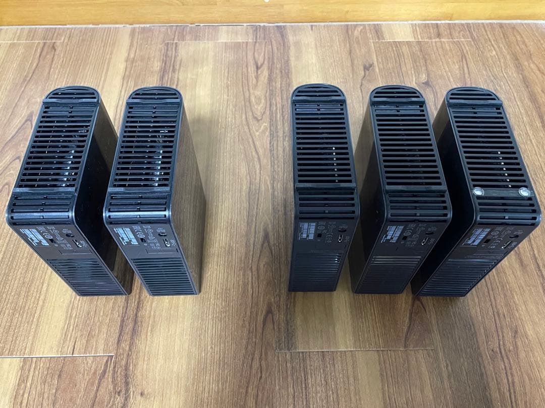 Western Digital ウエスタンデジタル HDD 6TB 5TBセット