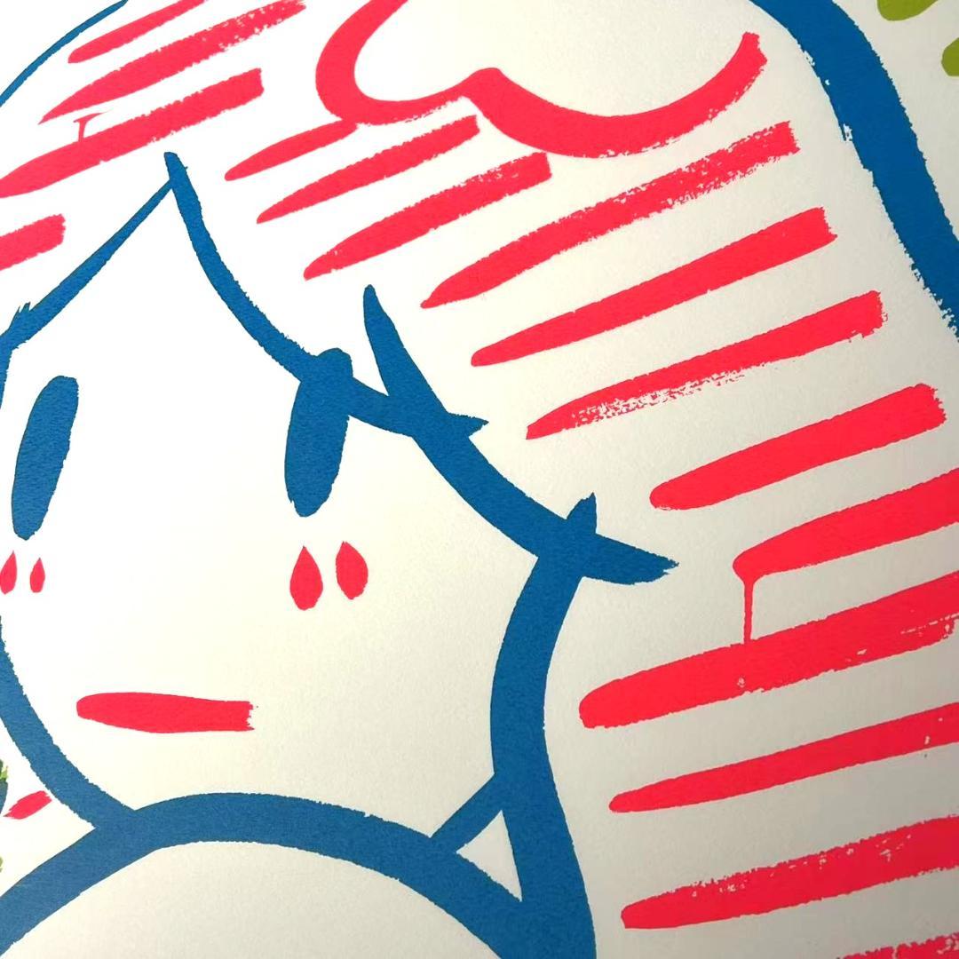 天野タケル シルクスクリーン 絵 Venus & Caudex サイン入り