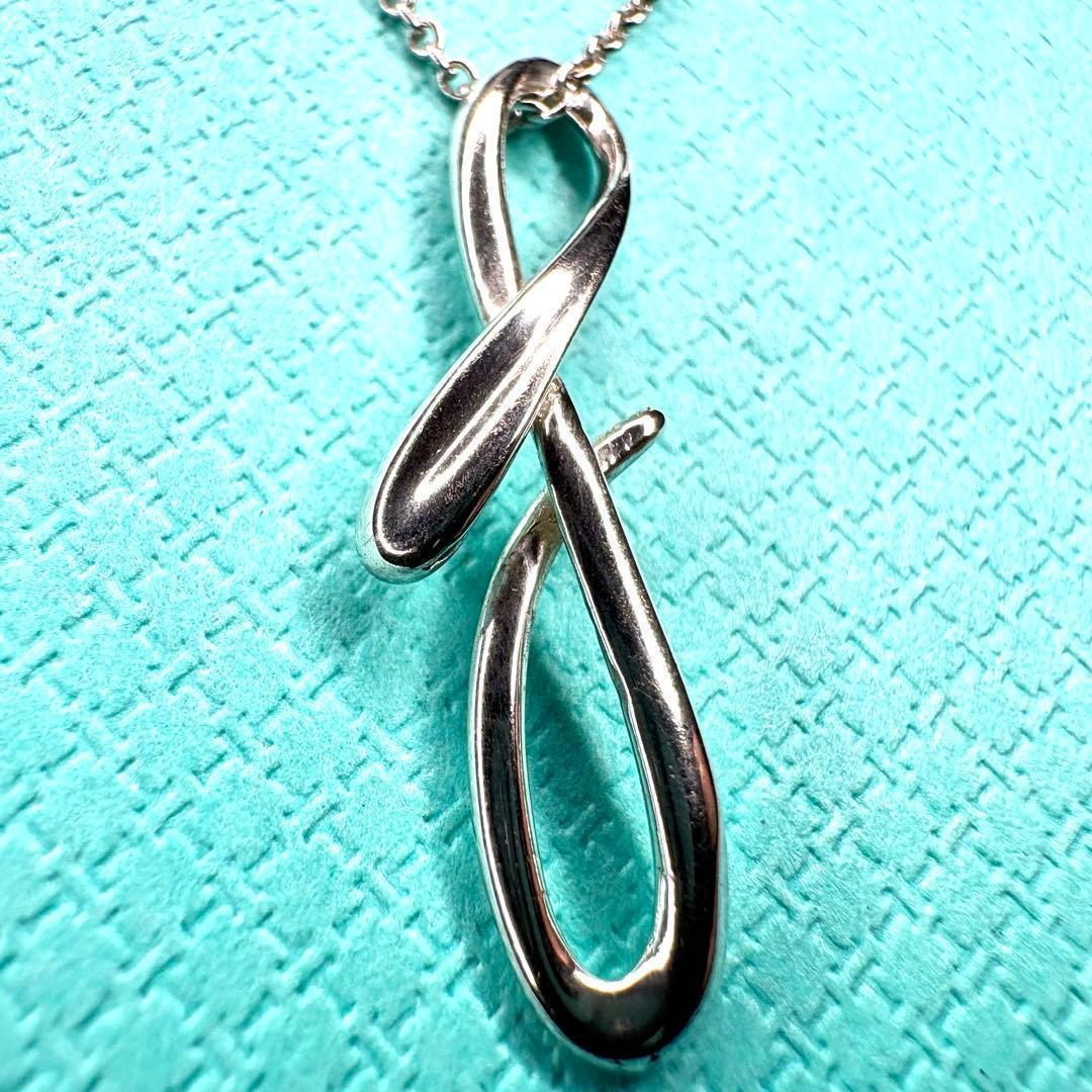 【極美品】約40cmティファニー イニシャル f F ネックレスSV925