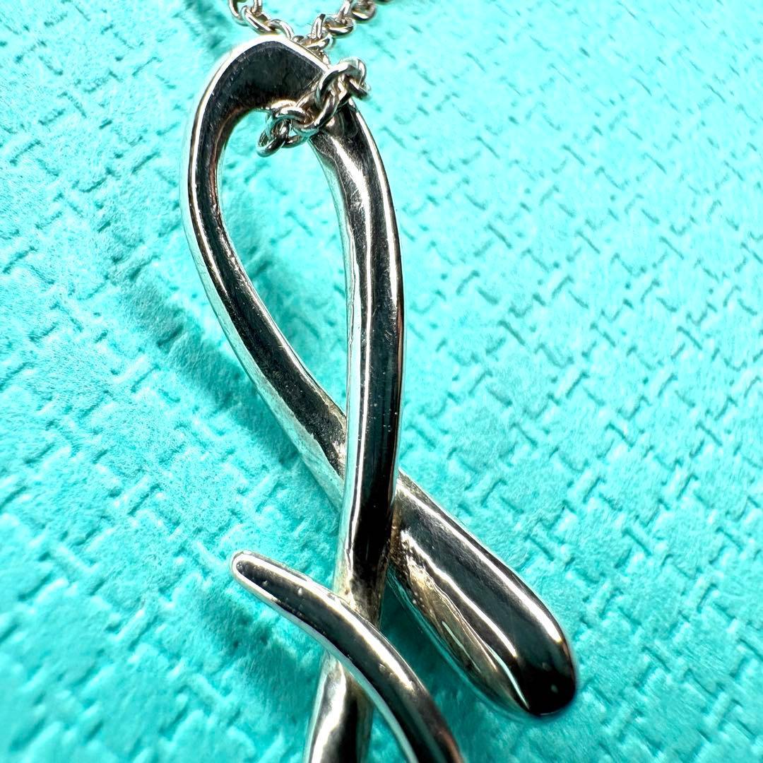 【極美品】約40cmティファニー イニシャル f F ネックレスSV925