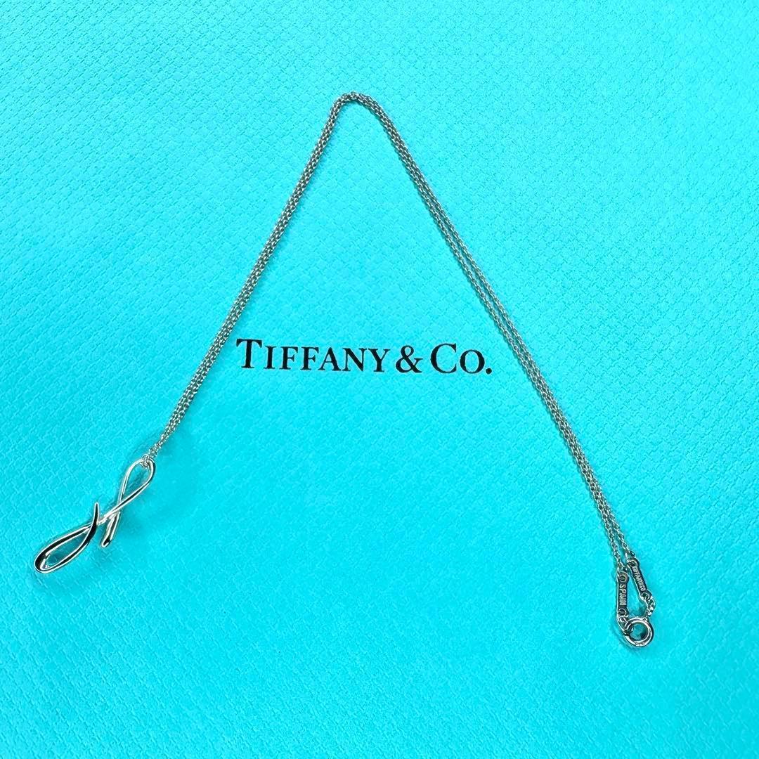 【極美品】約40cmティファニー イニシャル f F ネックレスSV925