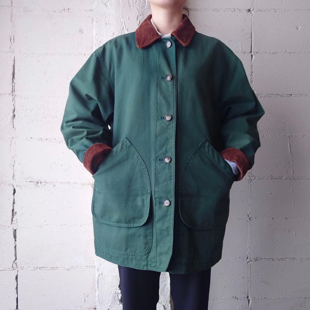 古着90's OLD LAND' END ハンティングジャケット カバーオール