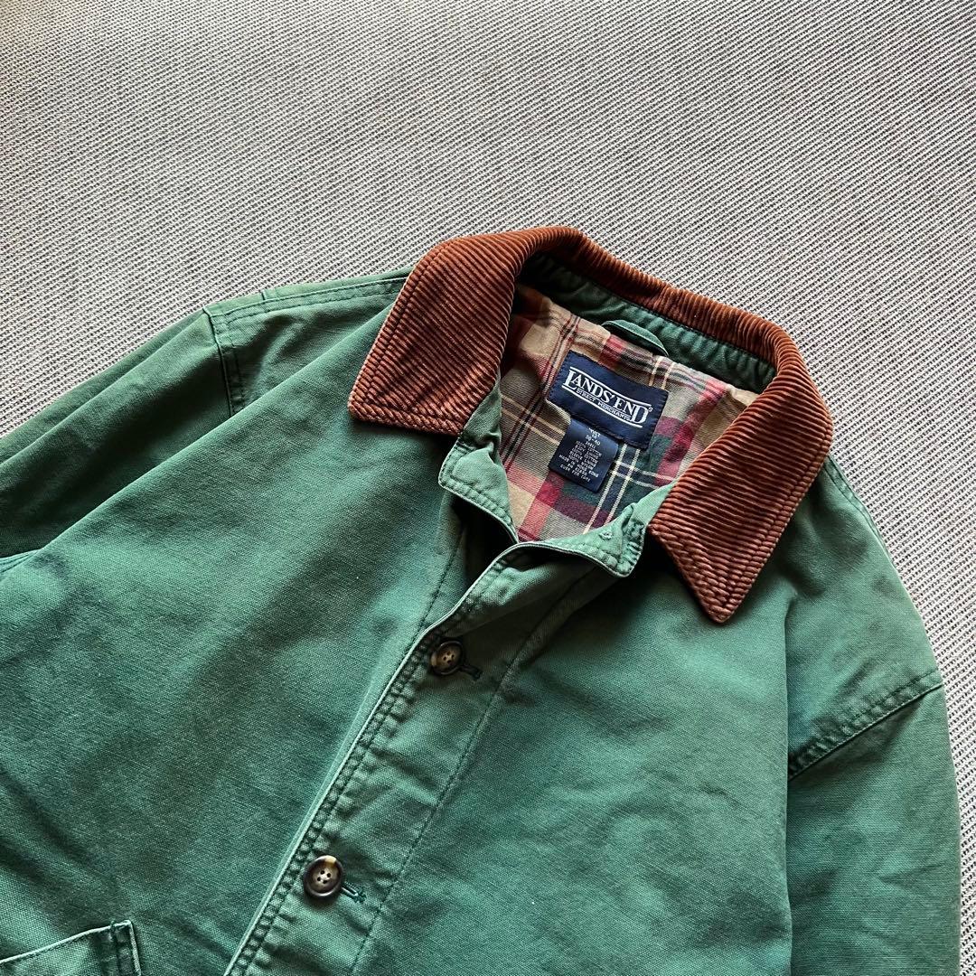 古着90's OLD LAND' END ハンティングジャケット カバーオール
