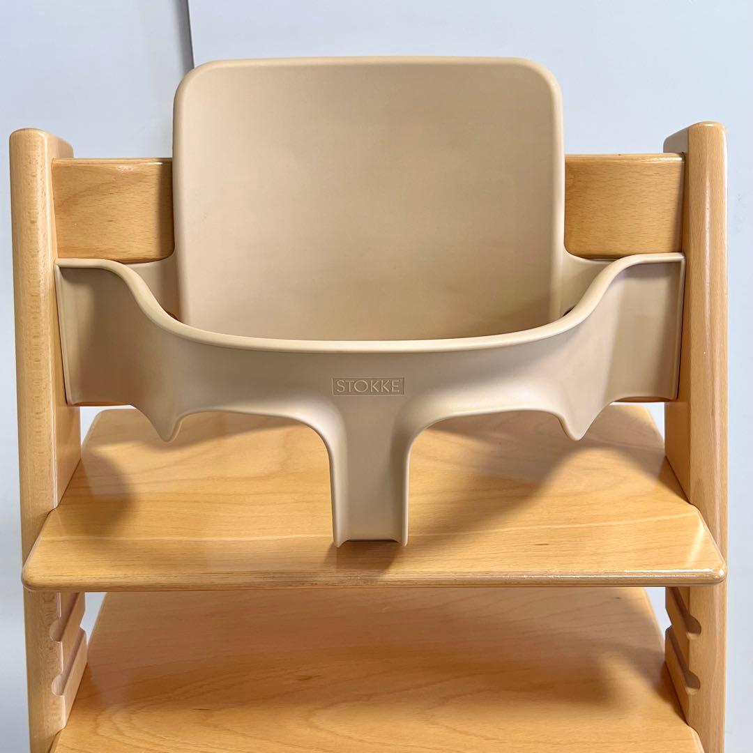 ★美品★ストッケ トリップトラップ STOKKE ナチュラル ベビーセット付き