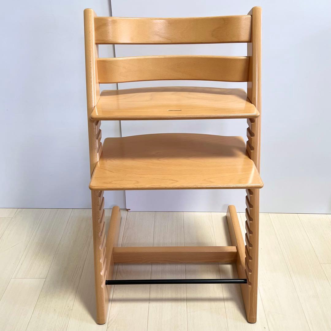 ★美品★ストッケ トリップトラップ STOKKE ナチュラル ベビーセット付き